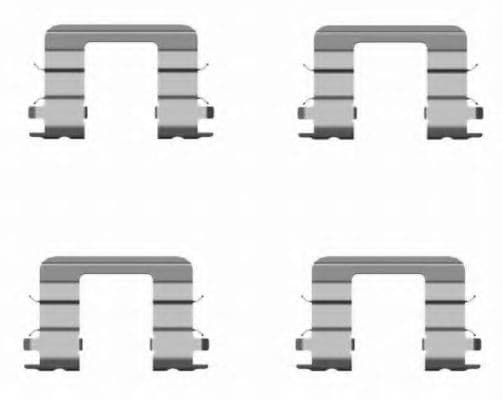 8DZ 355 204-131 Behr Hella Комплектующие дисковых тормозных колодок