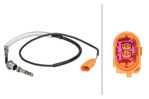 6pt358181131 Behr Hella Датчик температури вихлопних газів