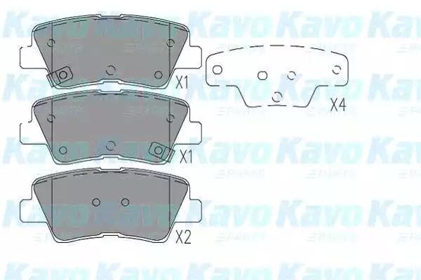 KBP-3045 Kavo Parts Гальмівні колодки