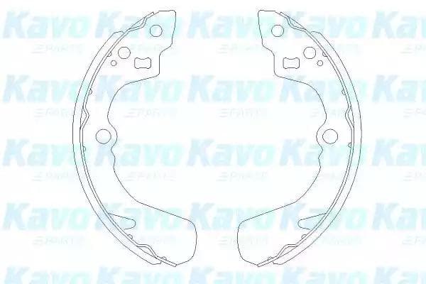 kbs8905 Kavo Parts Тормозные колодки