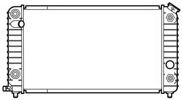 50338 NRF Радиатор охлаждения двигателя