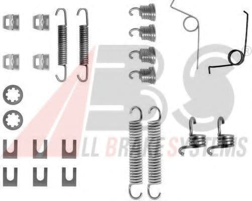 0545Q A.B.S. Монтажний комплект барабанних гальмівних колодок