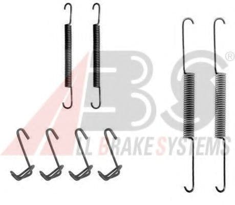 0563Q A.B.S. Монтажный комплект барабанных тормозных колодок