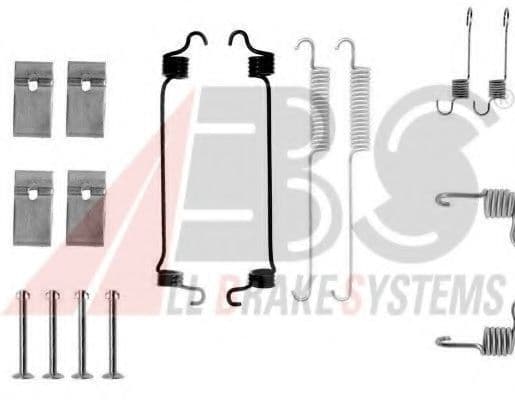 0677Q A.B.S. Монтажний комплект барабанних гальмівних колодок