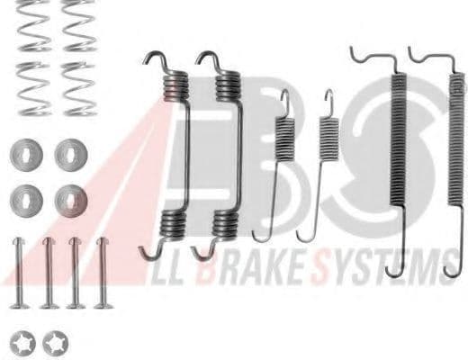 0709Q A.B.S. Монтажний комплект барабанних гальмівних колодок