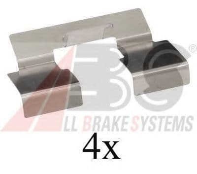 1214Q A.B.S. Компоненти дискових гальмівних колодок