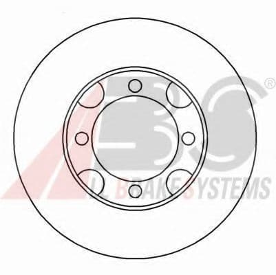 16160 A.B.S. Тормозной диск для Hyundai Lantra / Elantra