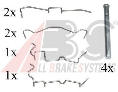 1650Q A.B.S. Компоненти дискових гальмівних колодок для Daihatsu Cuore