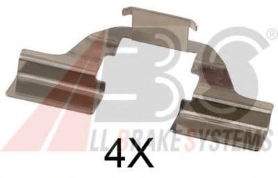 1684Q A.B.S. Компоненти дискових гальмівних колодок