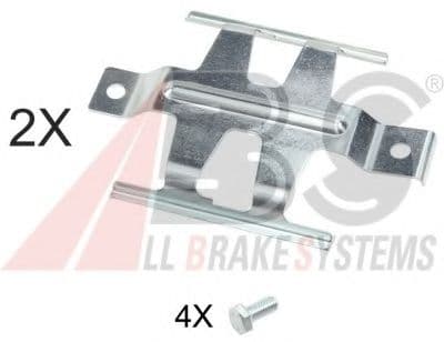 1687Q A.B.S. Компоненти дискових гальмівних колодок