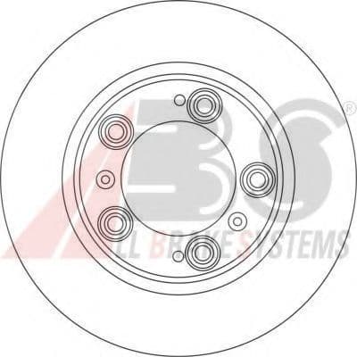 17072 A.B.S. Тормозной диск
