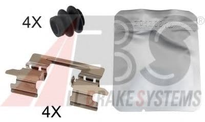 1841Q A.B.S. Компоненти дискових гальмівних колодок