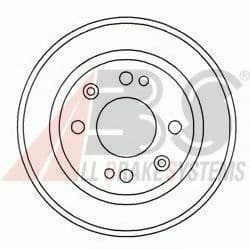 2379-S A.B.S. Гальмівний барабан