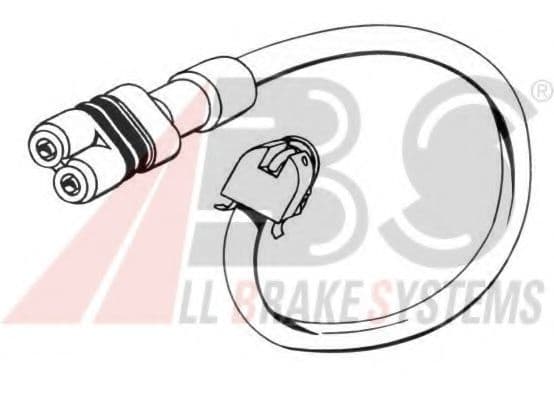 39551 A.B.S. Датчик зношення гальмівних колодок для Porsche 928