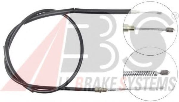 K10037 A.B.S. Трос ручного гальма для Alfa Romeo 33