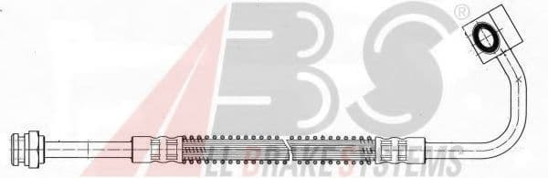 SL 4163 A.B.S. Гальмівний шланг