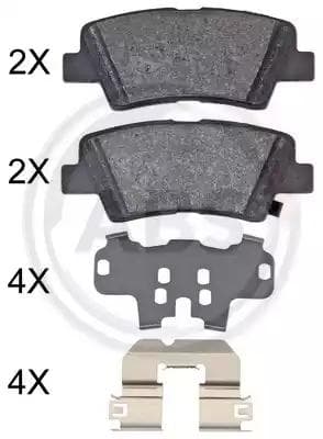35133 A.B.S. Гальмівні колодки