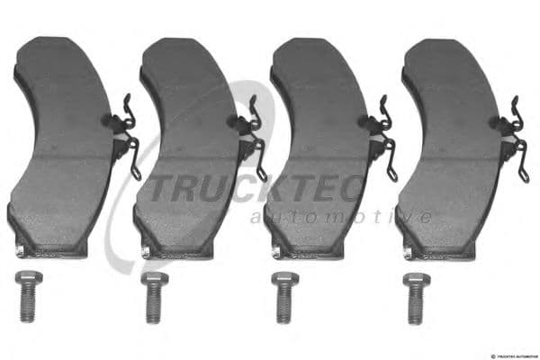 02.35.083 Trucktec Automotive Гальмівні колодки