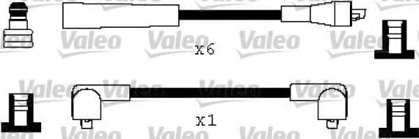 346277 Valeo Комплект проводов зажигания для Jaguar XJ