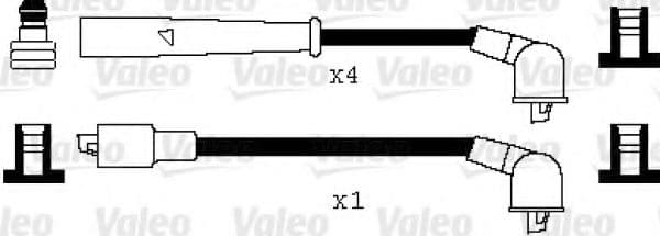 346024 Valeo Комплект проводов зажигания для Mazda B-Series