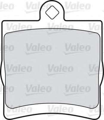 598444 Valeo Тормозные колодки