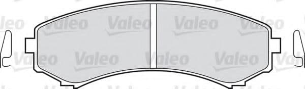 598518 Valeo Тормозные колодки