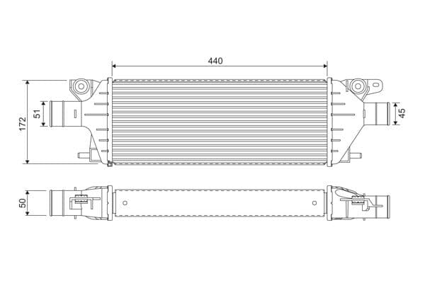 818379 Valeo Інтеркулер