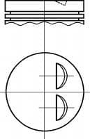 87-102700-10 Nüral Поршень двигателя