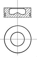 87-138006-00 Nüral Поршень двигуна