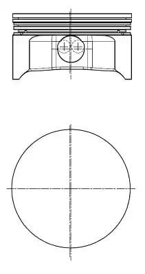 87-141200-00 Nüral Поршень двигуна