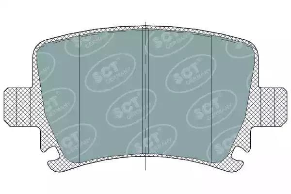 sp321pr SCT Germany Тормозные колодки