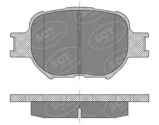 sp467pr SCT Germany Гальмівні колодки