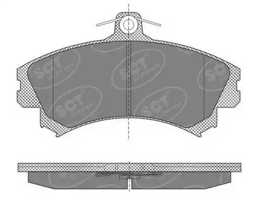 sp602pr SCT Germany Тормозные колодки