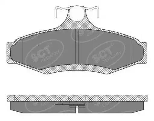 sp653pr SCT Germany Гальмівні колодки