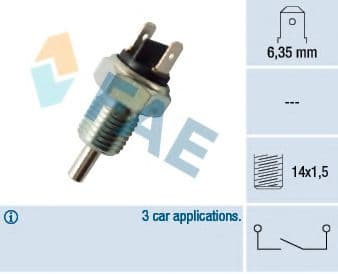 40080 FAE Вимикач ліхтарів заднього ходу