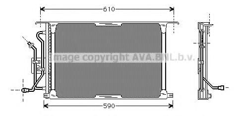 FD5258 AVA Quality Cooling Радиатор кондиционера