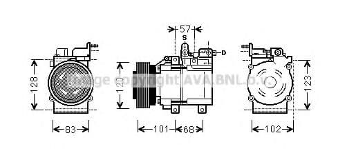 HYAK123 AVA Quality Cooling Компресор кондиціонера