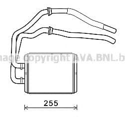IV6105 AVA Quality Cooling Радіатор пічки
