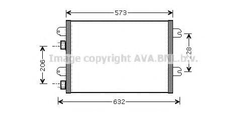 RTA5317 AVA Quality Cooling Радиатор кондиционера