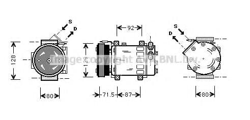 RTAK281 AVA Quality Cooling Компрессор кондиционера
