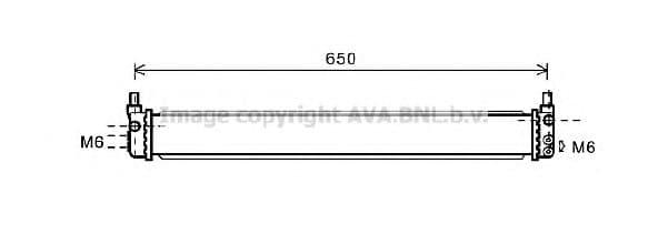 TO2602 AVA Quality Cooling ava для Toyota Auris