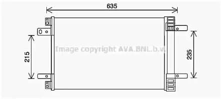 cn5311d AVA Quality Cooling Радиатор кондиционера