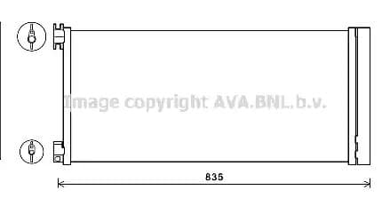 rta5626d AVA Quality Cooling Радіатор кондиціонера