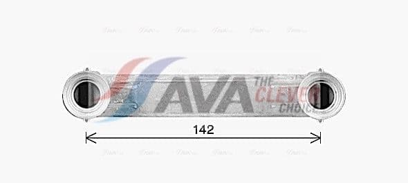 ms6780 AVA Quality Cooling Радиатор печки