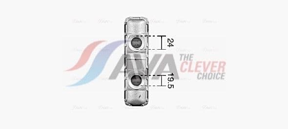 al6158 AVA Quality Cooling Радиатор печки