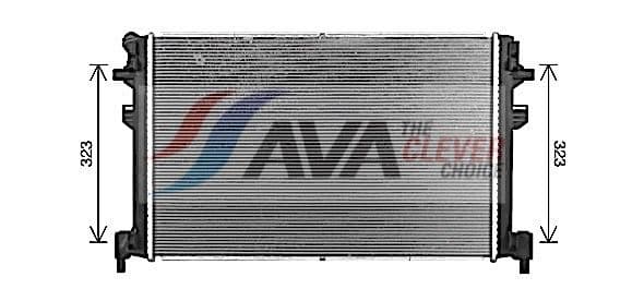 vn2426 AVA Quality Cooling Радіатор охолодження двигуна