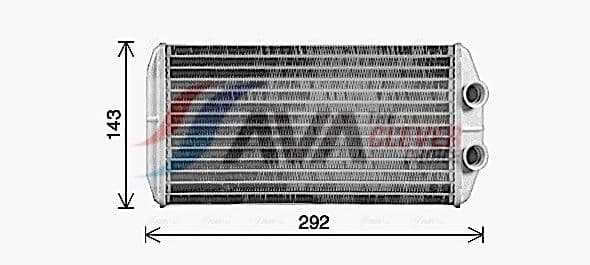 cn6338 AVA Quality Cooling Радіатор пічки