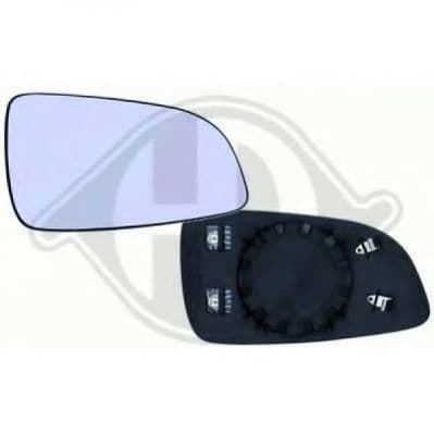 1806226 Diederichs Скло зовнішнього дзеркала для Opel Astra