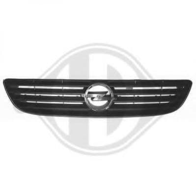 1890040 Diederichs Решетка радиатора для Opel Zafira