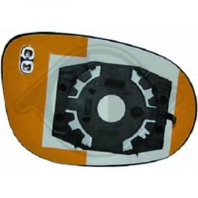 3463226 Diederichs Стекло наружного зеркала